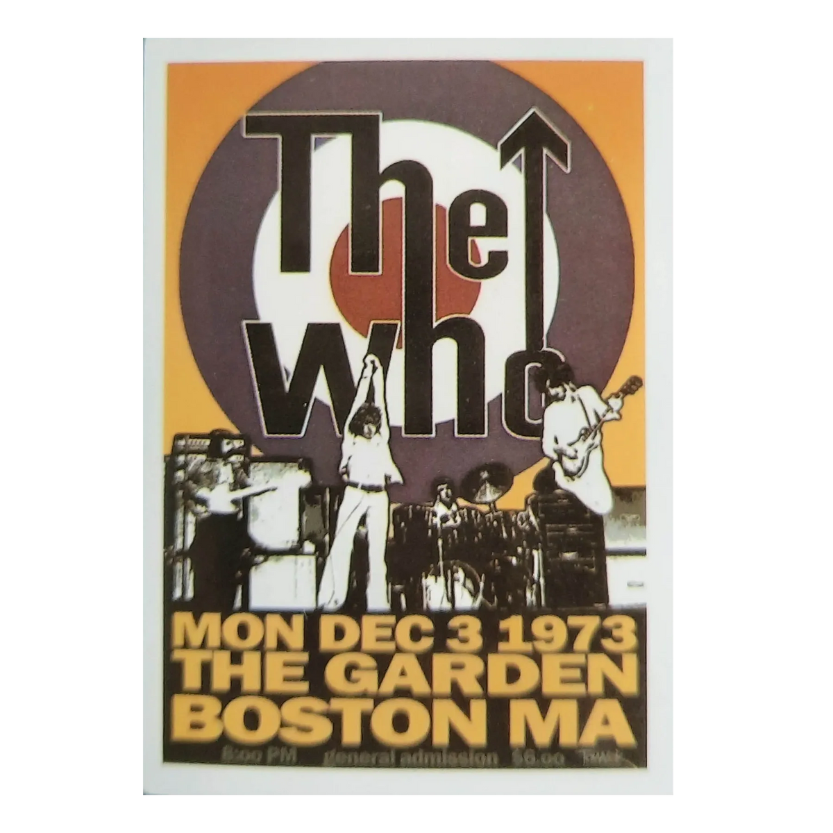 Sticker Who at the Garden Boston