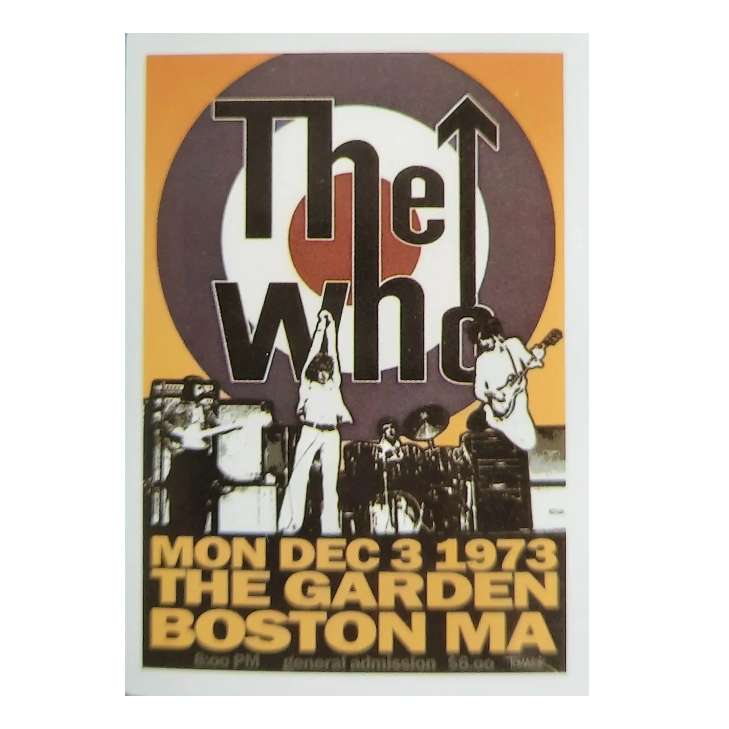 Autocollant Who at the Garden Boston