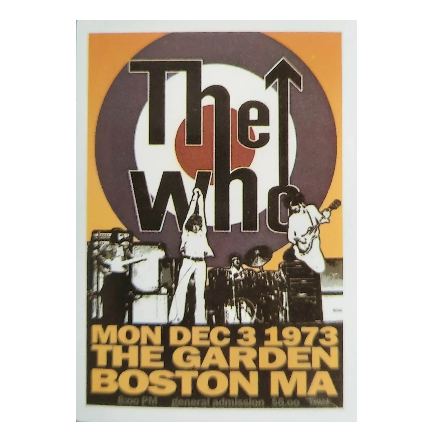 Autocollant Who at the Garden Boston