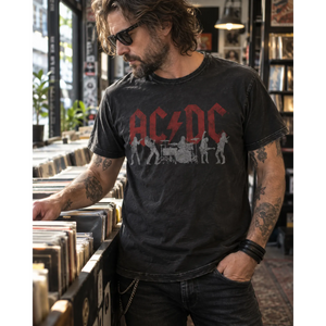 T-shirt AC/DC - Vintage silhouettes - vue 2