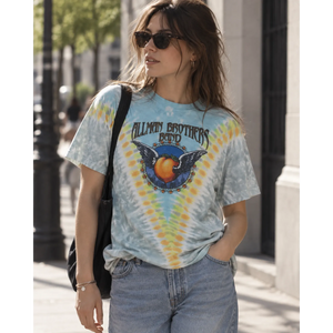 T-shirt Allman Brothers [tie dye Liquid Blue] - vue 3