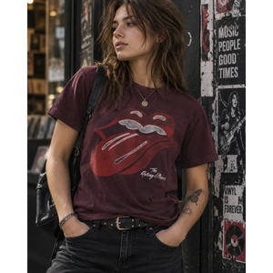 T-shirt Rolling Stones - Langue Vintage - vue 2