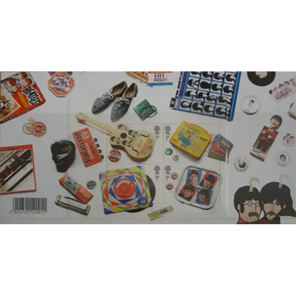 Planche de 4 timbres Beatles