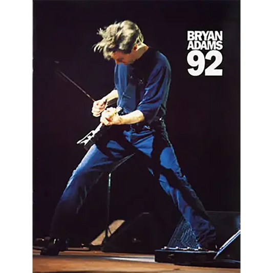 Programme officiel Bryan Adams Waking up the world tour 92