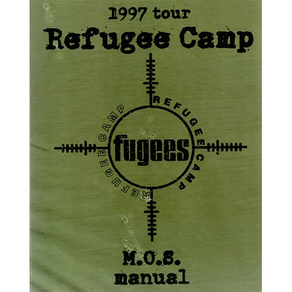 Programme officiel Fugees Refugee Camp 1997 tour