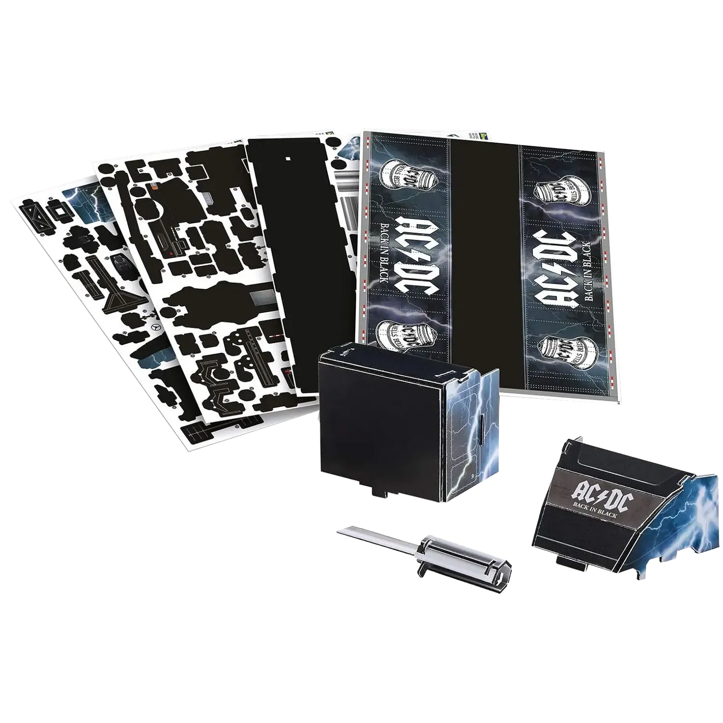 Camion AC/DC monté du puzzle 3D Revell – design Hells Bells et éclairs