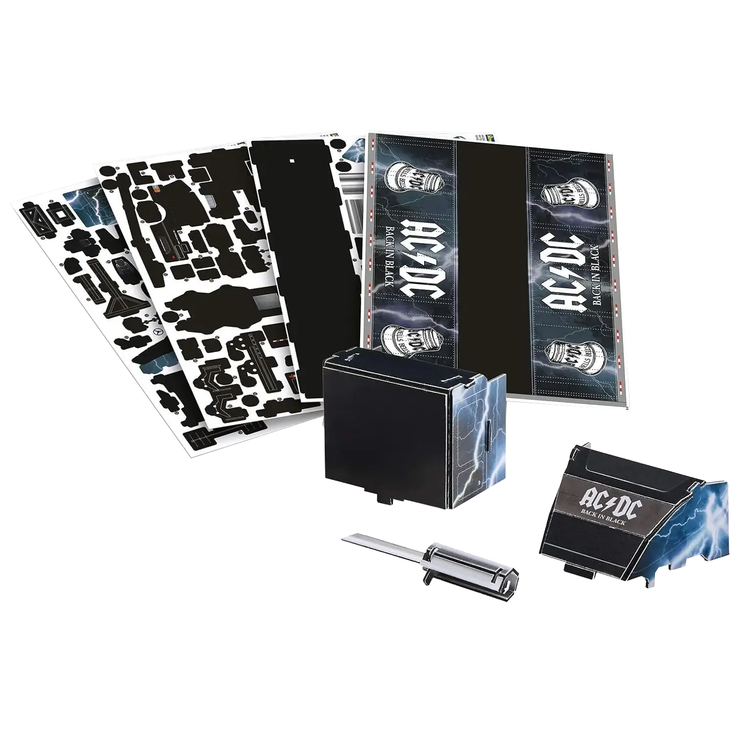Camion AC/DC monté du puzzle 3D Revell – design Hells Bells et éclairs
