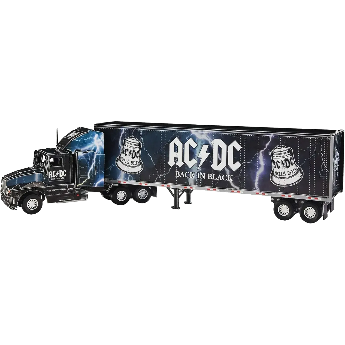 Vue complète du camion AC/DC une fois monté – modèle 3D à collectionner