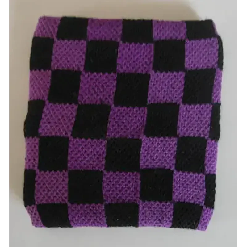 Poignet Damier violet & noir