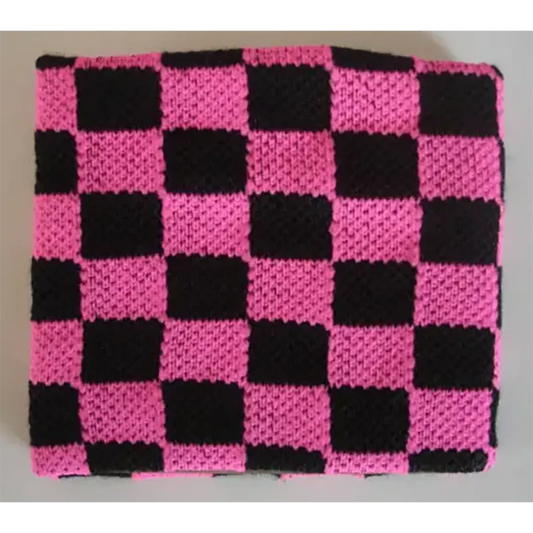 Poignet Damier rose & noir